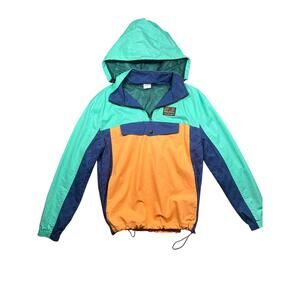 Retro Vintage 90s  BODY GLOVE Windbreaker Jacket Colorblock